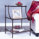 Peninsula Mirrored Side Table by Butler Specialty Company
