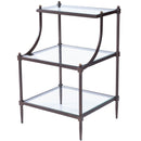Peninsula Metal & Glass Side Table by Butler Specialty Company