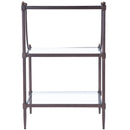 Peninsula Metal & Glass Side Table by Butler Specialty Company