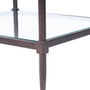 Peninsula Metal & Glass Side Table by Butler Specialty Company