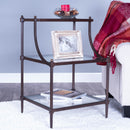 Peninsula Metal & Glass Side Table by Butler Specialty Company