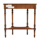 Danielle 30 in W. Demilune Wood 1 Drawer Console Table with Lower Open Shelf by Butler Specialty Company