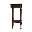 Danielle 30 in W. Demilune Wood 1 Drawer Console Table with Lower Open Shelf by Butler Specialty Company