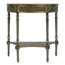 Danielle 30 in W. Demilune Wood 1 Drawer Console Table with Lower Open Shelf by Butler Specialty Company