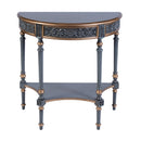 Danielle 30 in W. Demilune Wood 1 Drawer Console Table with Lower Open Shelf by Butler Specialty Company