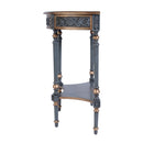 Danielle 30 in W. Demilune Wood 1 Drawer Console Table with Lower Open Shelf by Butler Specialty Company