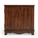 Gregory 14.5 in. W Rectangular Wood Storage Side Table with Magazine Holder and Pull-Out Tray by Butler Specialty Company