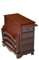 Gregory 14.5 in. W Rectangular Wood Storage Side Table with Magazine Holder and Pull-Out Tray by Butler Specialty Company
