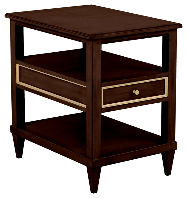 Fairfield Chair Matteo Linea Rectangle One Drawer Open End Table (sku: 8010-90-M)