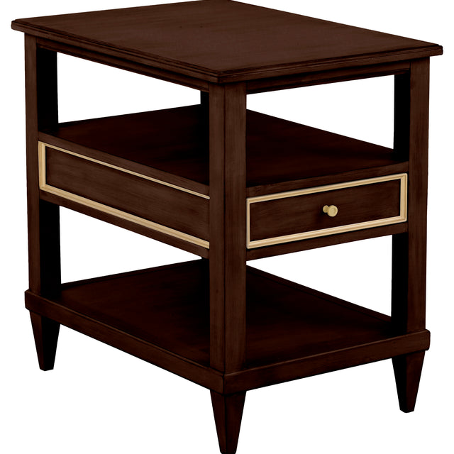 Fairfield Chair Matteo Linea Rectangle One Drawer Open End Table (sku: 8010-90-M)