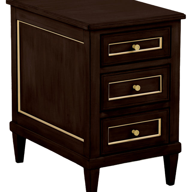 Fairfield Chair Matteo Linea Three Drawer End Table (sku: 8010-CS-M)