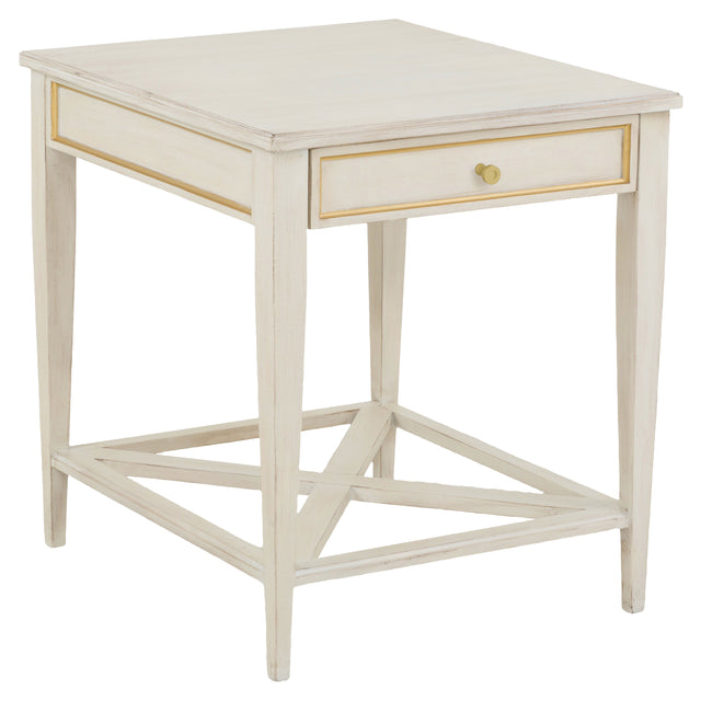 Fairfield Chair Matteo Linea Rectangular One Drawer End Table (sku: 8010-ET-C)