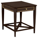 Fairfield Chair Matteo Linea Rectangular One Drawer End Table (sku: 8010-ET-M)