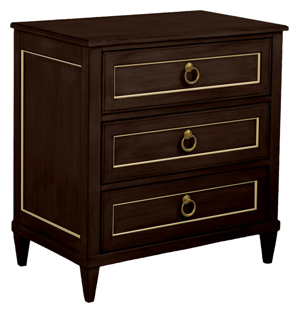 Fairfield Chair Matteo Palazzo Three Drawer Nightstand (sku: 8010-NS-M)
