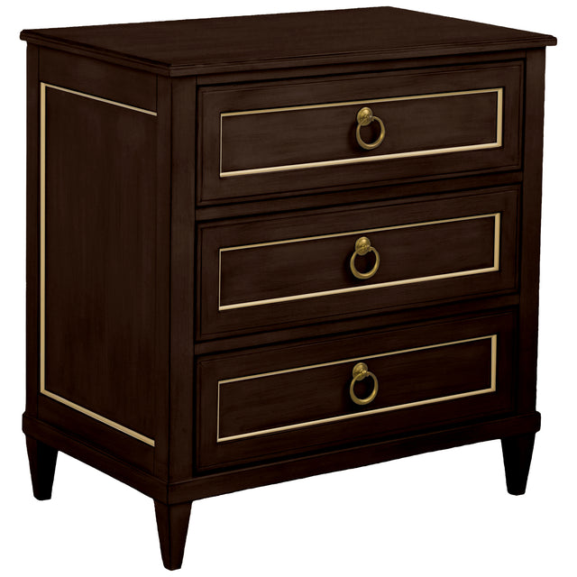 Fairfield Chair Matteo Palazzo Three Drawer Nightstand (sku: 8010-NS-M)