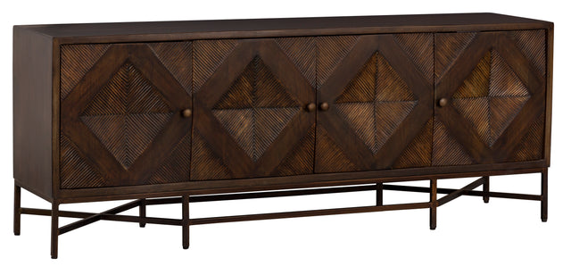 Fairfield Chair Sundries Palm Leaf Credenza (sku: 8052-MC)