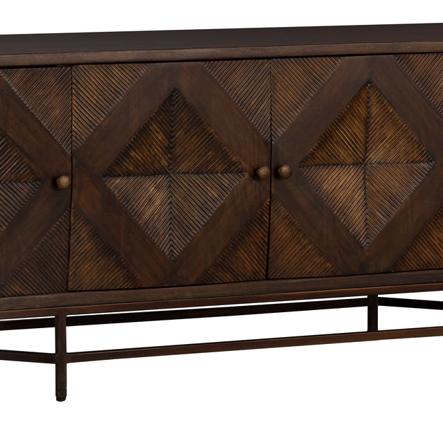 Fairfield Chair Sundries Palm Leaf Credenza (sku: 8052-MC)