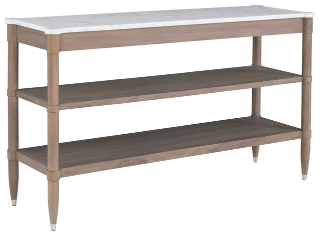 Fairfield Chair Freya Laminate Console w/Carrara Marble Top (sku: 8062-ST)