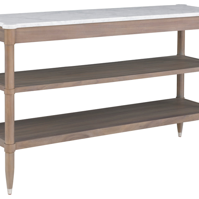 Fairfield Chair Freya Laminate Console w/Carrara Marble Top (sku: 8062-ST)