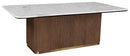 Fairfield Chair Dimitri Leather Wrapped Rectangular Dining Table (sku: 8072-84)