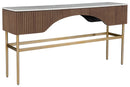 Fairfield Chair Dimitri Leather Wrapped Rectangular Console (sku: 8072-ST)