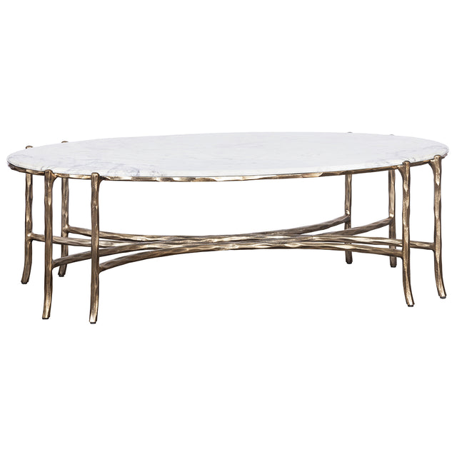 Fairfield Chair Monier Cocktail Table w/Stone Top (sku: 8089-46-M)