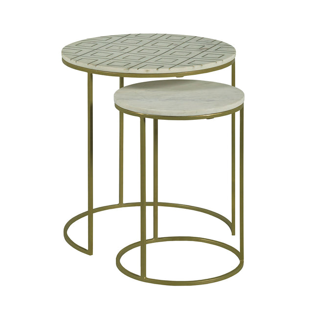 Fairfield Chair Soulful Textures Nesting Drink Table (sku: 8147-49)