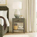 Chatham 23 in. W Rectangular Raffia 1 Drawer Nightstand with Lower Open Shelf by Butler Specialty Company