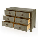 Chatham 44 in. W Rectangular Raffia 6 Drawer Dresser by Butler Specialty Company