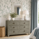 Chatham 44 in. W Rectangular Raffia 6 Drawer Dresser by Butler Specialty Company