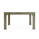 Chatham 36 in. W Square Glass and Raffia Coffee Table by Butler Specialty Company