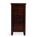 Kelton 11.5 in. W Rectangular Wood 4 Drawer Side Table with Open Shelf by Butler Specialty Company