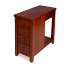 Kelton 11.5 in. W Rectangular Wood 4 Drawer Side Table with Open Shelf by Butler Specialty Company