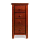 Kelton 11.5 in. W Rectangular Wood 4 Drawer Side Table with Open Shelf by Butler Specialty Company