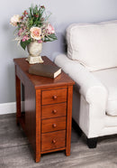 Kelton 11.5 in. W Rectangular Wood 4 Drawer Side Table with Open Shelf by Butler Specialty Company