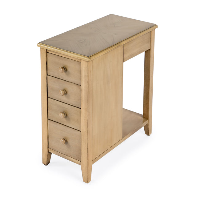Kelton 11.5 in. W Rectangular Wood 4 Drawer Side Table with Open Shelf by Butler Specialty Company