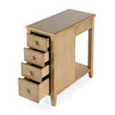 Kelton 11.5 in. W Rectangular Wood 4 Drawer Side Table with Open Shelf by Butler Specialty Company
