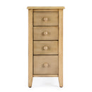 Kelton 11.5 in. W Rectangular Wood 4 Drawer Side Table with Open Shelf by Butler Specialty Company