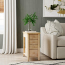 Kelton 11.5 in. W Rectangular Wood 4 Drawer Side Table with Open Shelf by Butler Specialty Company