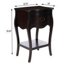 Rochelle 18 in. W Rectangular Wood 1 Drawer Nightstand with Lower Open Shelf by Butler Specialty Company