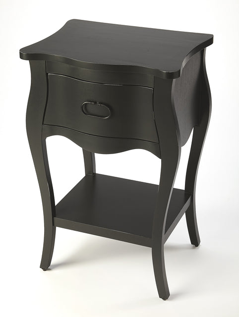 Rochelle 18 in. W Rectangular Wood 1 Drawer Nightstand with Lower Open Shelf by Butler Specialty Company