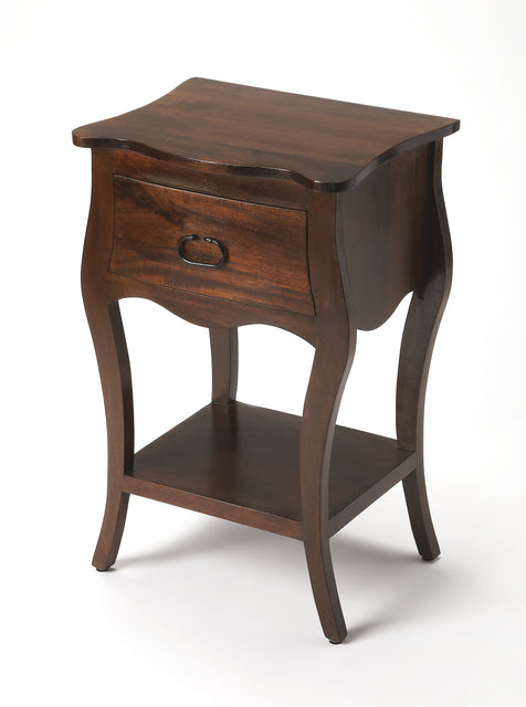 Rochelle 18 in. W Rectangular Wood 1 Drawer Nightstand with Lower Open Shelf by Butler Specialty Company