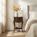 Rochelle 18 in. W Rectangular Wood 1 Drawer Nightstand with Lower Open Shelf by Butler Specialty Company