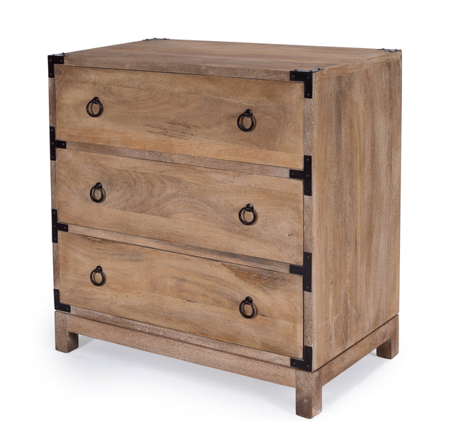 Forster 28 in. W Rectangular Wood Campaign 3 Drawer Dresser by Butler Specialty Company