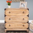 Forster 28 in. W Rectangular Wood Campaign 3 Drawer Dresser by Butler Specialty Company