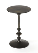 Zora 12 in. W Round Iron Pedestal Base Side Table by Butler Specialty Company
