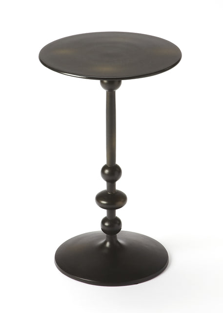 Zora 12 in. W Round Iron Pedestal Base Side Table by Butler Specialty Company