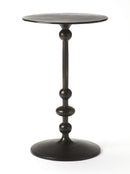 Zora 12 in. W Round Iron Pedestal Base Side Table by Butler Specialty Company