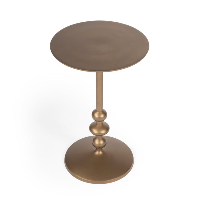 Zora 12 in. W Round Iron Pedestal Base Side Table by Butler Specialty Company