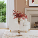 Zora 12 in. W Round Iron Pedestal Base Side Table by Butler Specialty Company